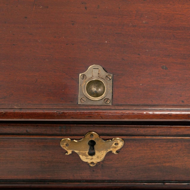 Traditional Antique Mahogany Georgian Architect's Drafting Drawing Desk Table Chest 1780 For Sale - Image 3 of 12