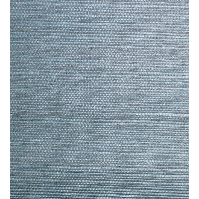 The House of Scalamandré Sisal Wallcovering, Azure For Sale