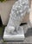 Sculpture Materials Late 20th Century Pair of Weathered Concrete Garden Lions For Sale - Image 7 of 10