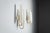 Metal Double Shades Sconces with Brass Details, 1960s, Set of 2 For Sale - Image 7 of 16