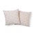 Contemporary Schumacher X Caroline Z Hurley Cedar Tree Neck Pillow in Clay For Sale - Image 3 of 9