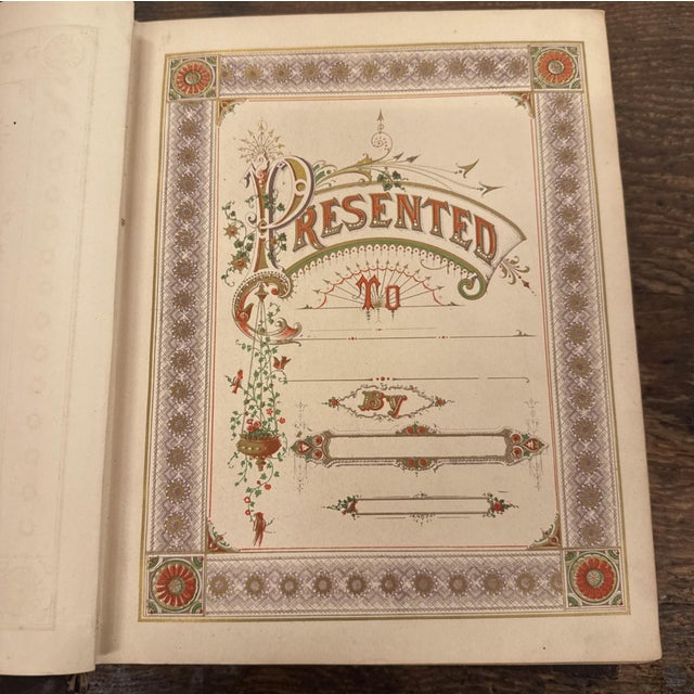 Paper 1883 Holy Bible With Illustrated History of the New and Old Testaments For Sale - Image 7 of 17