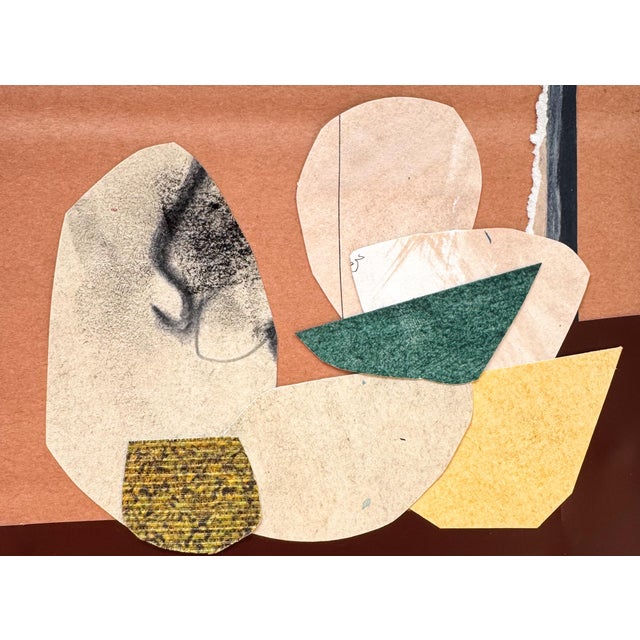 "New Directive" is an original mixed media collage on paper by Zac Woodiel. This is one of eight pieces in the "New...