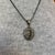 15th Century & Earlier Antique Pendant With Roman Coin and Sterling Silver Setting of Diagonal Frame For Sale - Image 5 of 11
