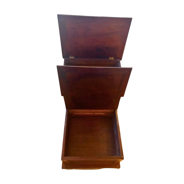 19th Century English Mahogany Library Steps For Sale - Image 5 of 7