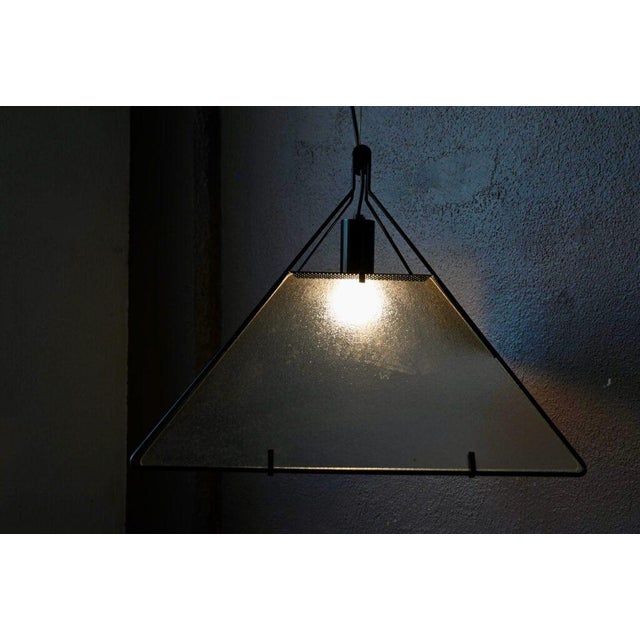 Trapezio Pendant Lamp by Salvati & Tresoldi for Luci, 1980s For Sale - Image 14 of 18