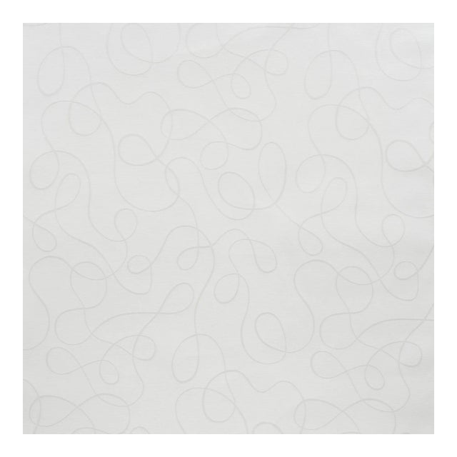 Sample - Schumacher Copeland Wallpaper in Platinum For Sale