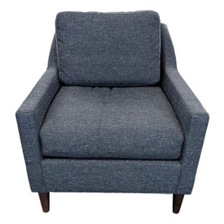 West Elm Modern Lounge Chair For Sale