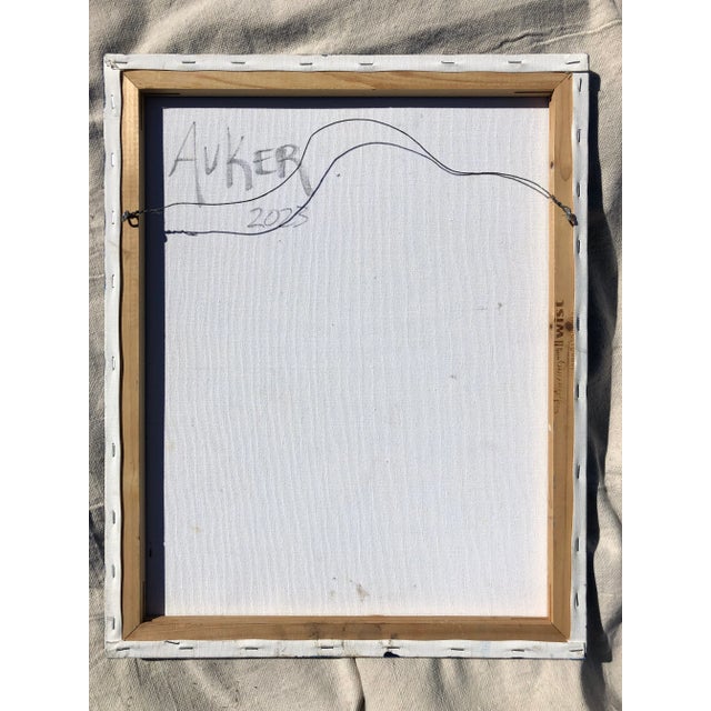 2020s Contemporary Origins Abstract Painting on Canvas, CL Auker, "Nov.19" For Sale - Image 5 of 6