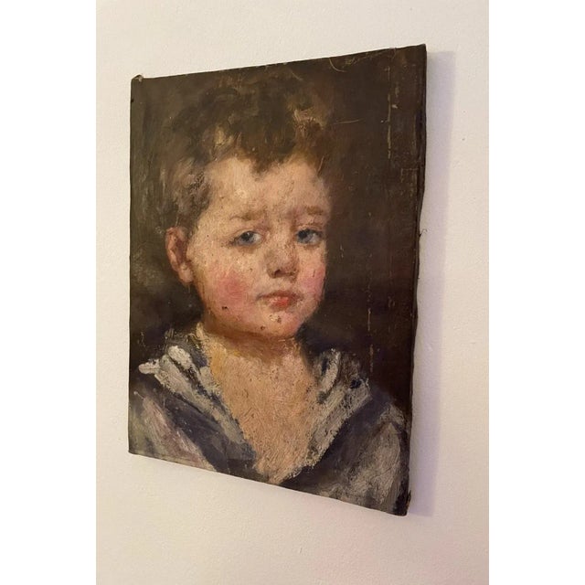 Label on the rear sailor boy Mick Robert Herni Cozad 1927 Corrymore House Achill Island. We are of the opinion it’s a...