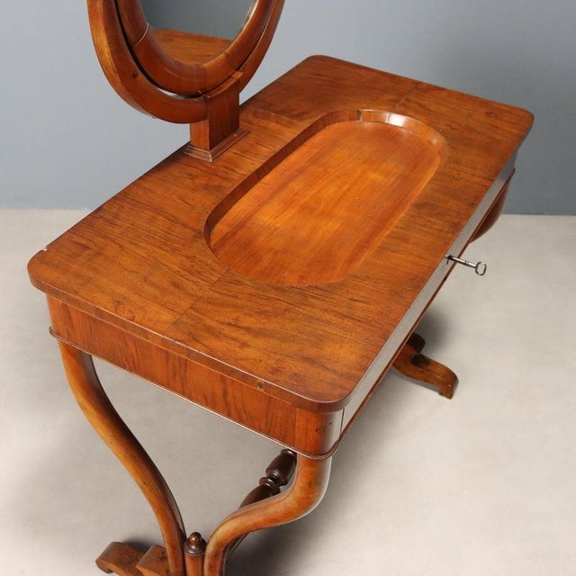 Louis-Philippe Walnut-Veneered Dressing Table For Sale - Image 10 of 12