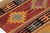 Vintage Orange and Purple Multicolor Wool Kilim Rug For Sale In New York - Image 6 of 7