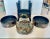 Qing Dynasty Chinese Black and Gold Lacquer Multi-Tiered Wedding Box For Sale - Image 15 of 18