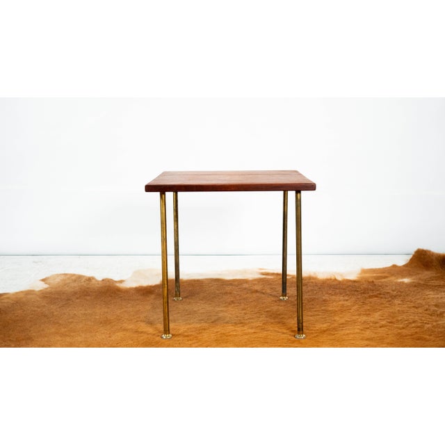 France & Son Vintage Danish John Stuart for France & Søn Teak Side Table For Sale - Image 4 of 15