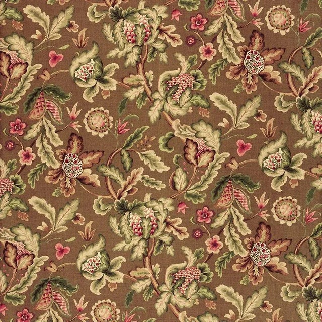 Contemporary Sample - Schumacher Shelton Tree Fabric in Fawn For Sale - Image 3 of 3