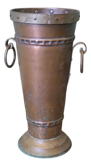 Arts and Crafts Copper Stick and Umbrella Stand, 1890s