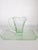 Glass Set Tray, France, 1940, Set of 6 For Sale - Image 6 of 11