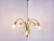 Hollywood Regency Brass Pineapple Chandelier, 1970s For Sale - Image 3 of 10