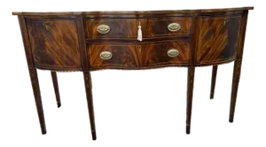 Henkel Harris Federal Style Flame Mahogany Side Board.