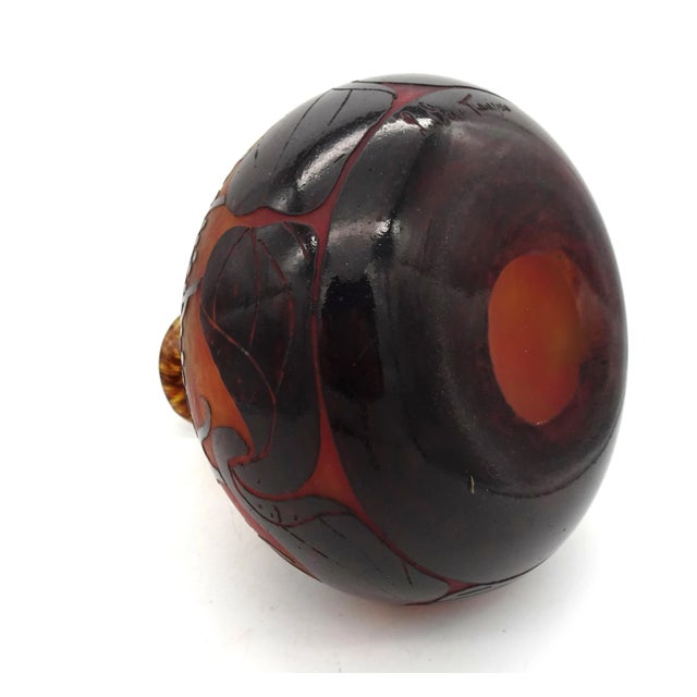 Le Verre Francais Vase in Glass by Charles Schneider, 1920s For Sale - Image 10 of 15