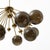 Metal Galaxy Chandelier in Brass and Fumé Murano Glass, 2000 For Sale - Image 7 of 10