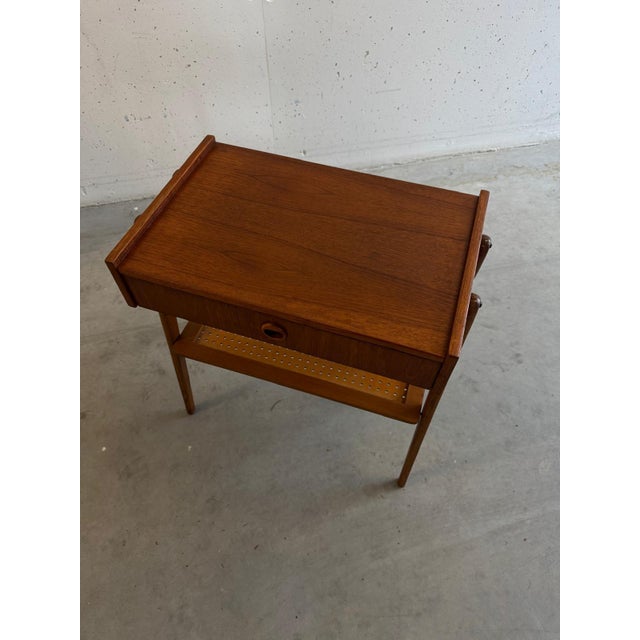 Mid-Century Modern Mid-Century Teak Bedside Table from AB Carlström For Sale - Image 3 of 7