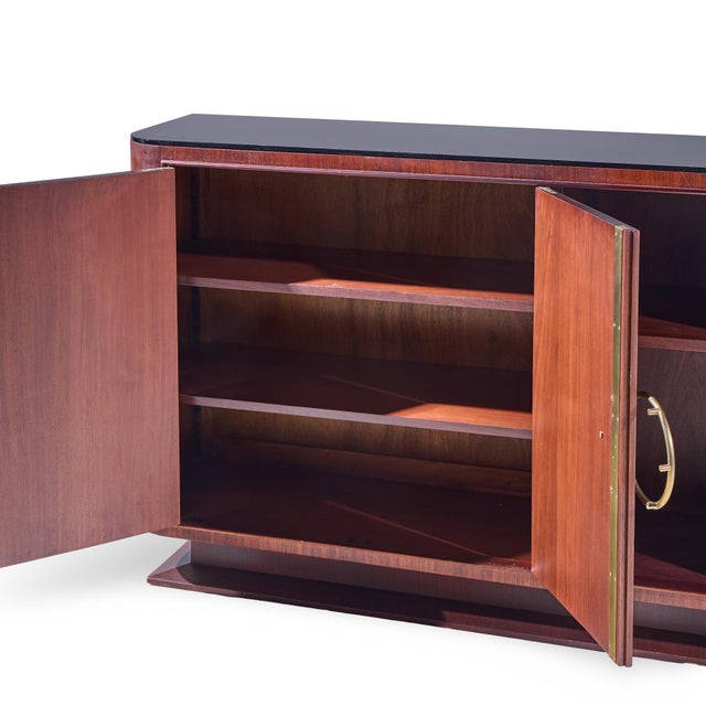 Wood Albert Guénot Art Deco Palisander Sideboard Credenza For Sale - Image 7 of 9