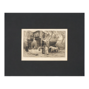 Late 19th Century Engraving -- "A Hot Bargain" Painting by Frederick Bridgman