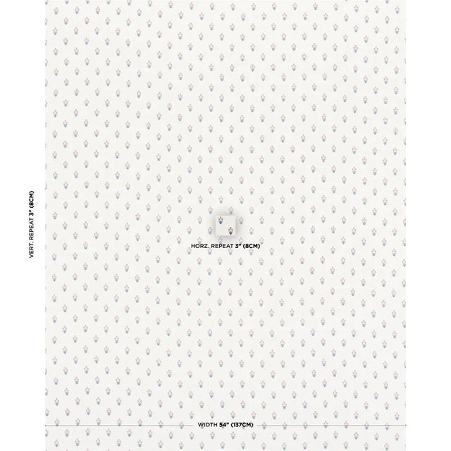 This sweet small-scale floral fabric was inspired by traditional block prints. Screen-printed by hand on a soft linen...