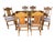 1930 Solid Oak Draw Leaf Table With Matching Original Chairs For Sale - Image 12 of 12