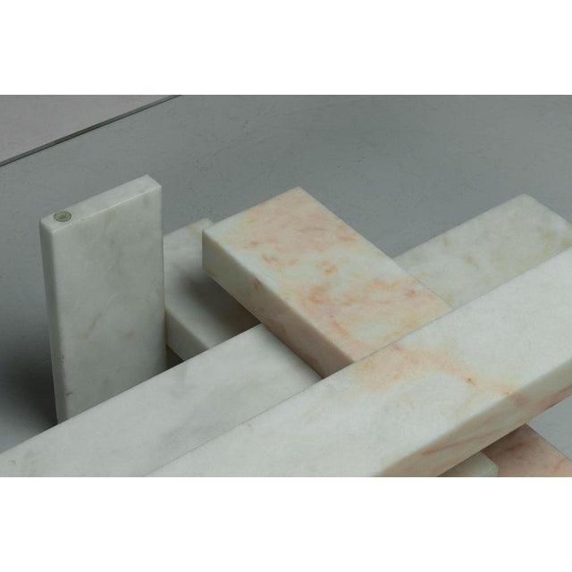 Marble Coffee Table by Willy Ballez, Belgium, 1979 For Sale - Image 11 of 18