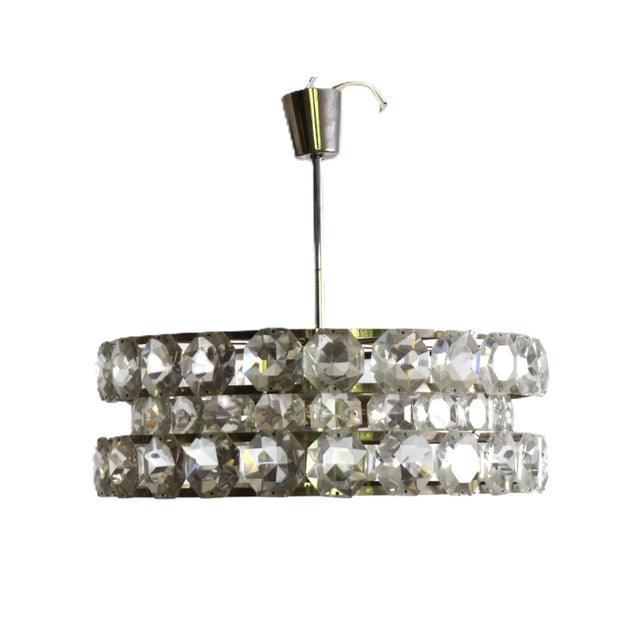 Metal Large Ceiling Lamp from Bakalowits & Söhne, 1960s For Sale - Image 7 of 7