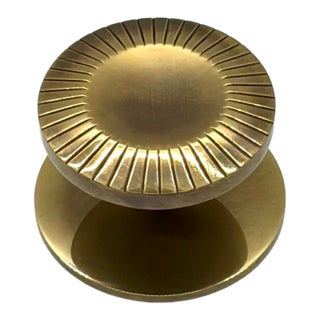 Baker Knob Honey Bronze With Backplate. For Sale