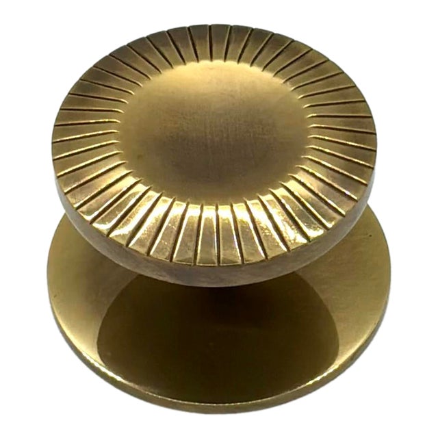Baker Knob Honey Bronze With Backplate. For Sale