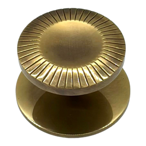 Baker Knob Honey Bronze With Backplate.