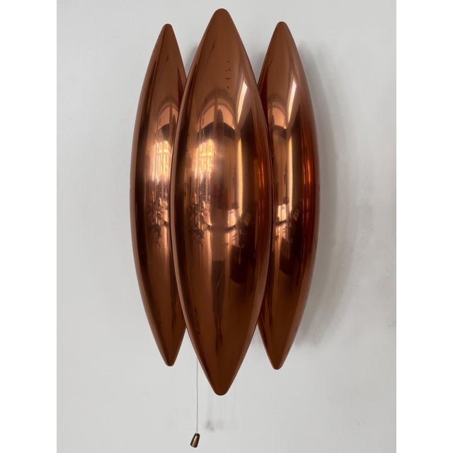 Copper Scandinavian Kastor Copper Lamps by Jo Hammerbrg for Fog & Morup, Denmark, 1960s, Set of 2 For Sale - Image 8 of 17