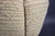 1950s Vintage Czechoslovakian Ottoman with Wooden Frame attributed to Halabala, 1950s For Sale - Image 5 of 9