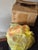 Gold Brass Shiny Unused VintageChandelier Medallion, 6 Foot Chain and Anchor Set For Sale In Atlanta - Image 6 of 13
