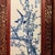 Vintage Chinese Rosewood & Blue-and-White Porcelain Four-Panel Floor Screen For Sale - Image 4 of 10
