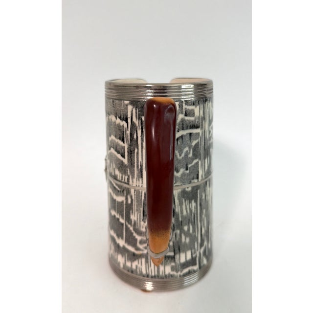 1930s Arthur Wood Silver Shield Pitcher/ Jug For Sale - Image 4 of 9