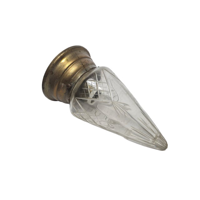 Art Nouveau Pendant Lamp, Poland, 1930s, in Very Good conditions. Designed 1890 to 1919 European Plug (up to 250V).The...