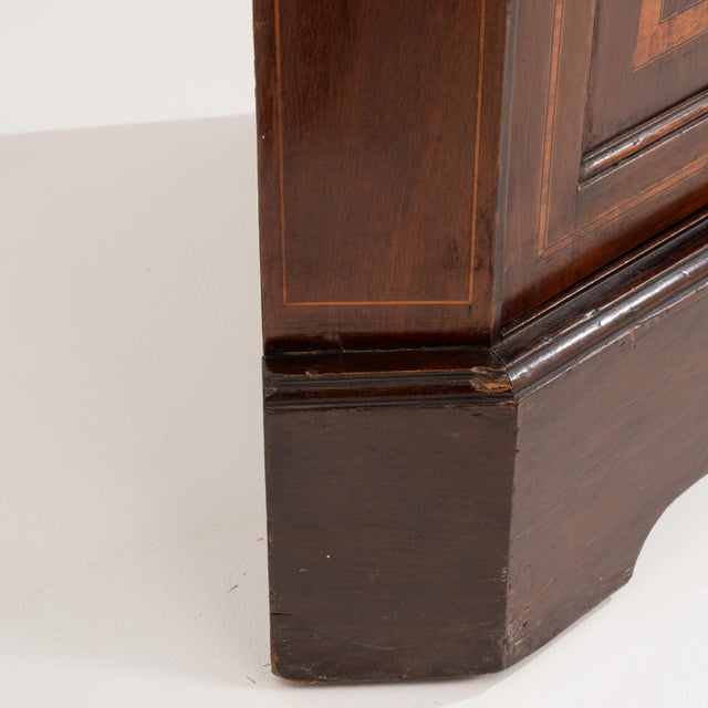 Georgian Mahogany Corner Vitrine, Antique, United Kingdom, 19th Century For Sale - Image 12 of 16