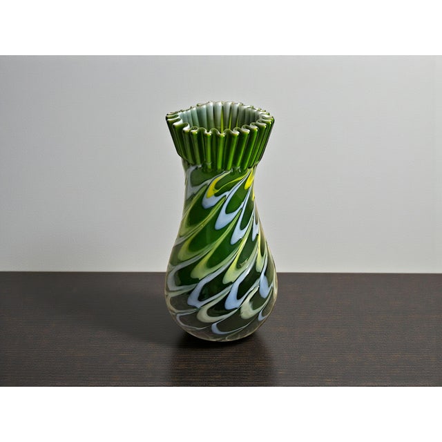 1950s Phoenician Vase in Murano Glass from Manifattura Di Murano, 1950s For Sale - Image 5 of 5