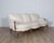 Mid 20th Century Louis XV Style Carved Walnut Sofa with Cream Damask Upholstery For Sale - Image 4 of 8