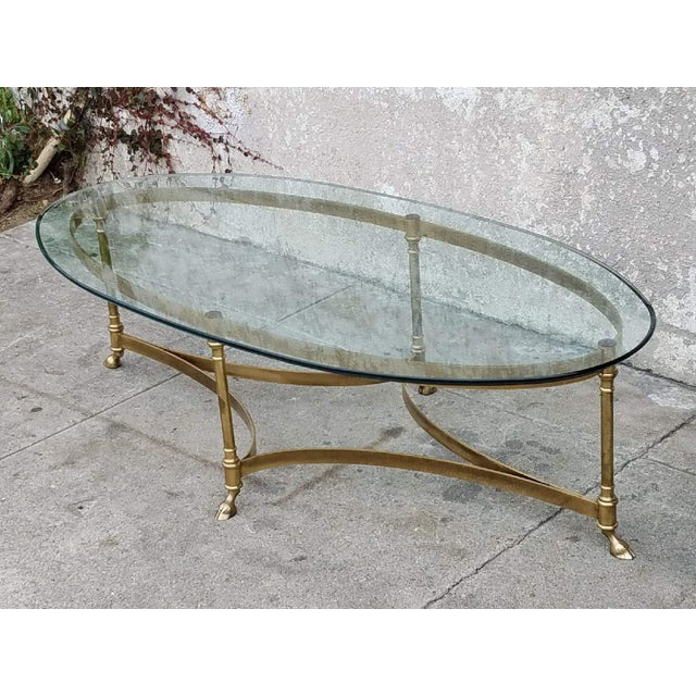 Vintage La Barge Oval Coffee Table Chairish