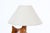 Freeform Table Lamp in Hand-Carved Olive Wood, France, 1950s For Sale - Image 6 of 8