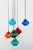 Multi-Colored Six Shades Cascade Pendant Designed from Peill & Putzler, 1968 For Sale - Image 9 of 14