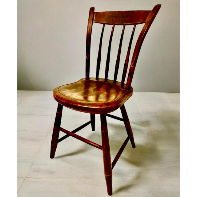 Late 18th Century 18th C. Windsor Chairs, a Pair For Sale - Image 5 of 11