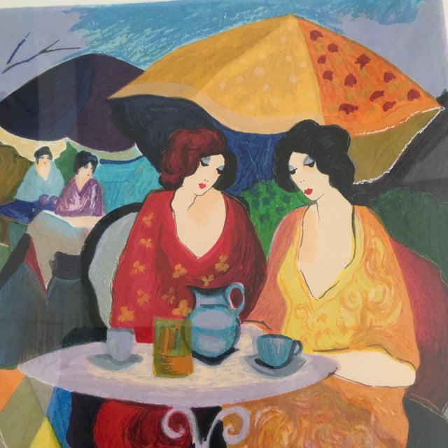 French 1990s "Enchanted Moments" Serigraph by Itzchak Tarkay, Framed For Sale - Image 3 of 8