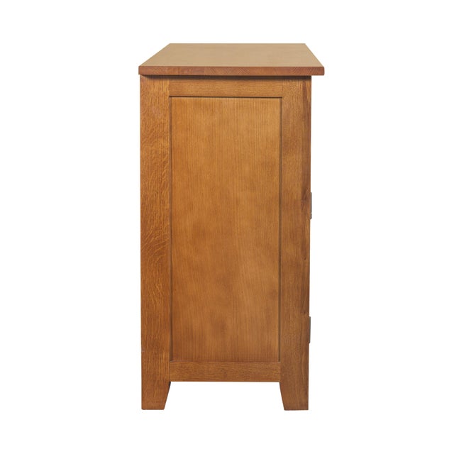Wood Mission 2 Door 2 Drawer Sideboard, Console - Michael's Cherry For Sale - Image 7 of 9